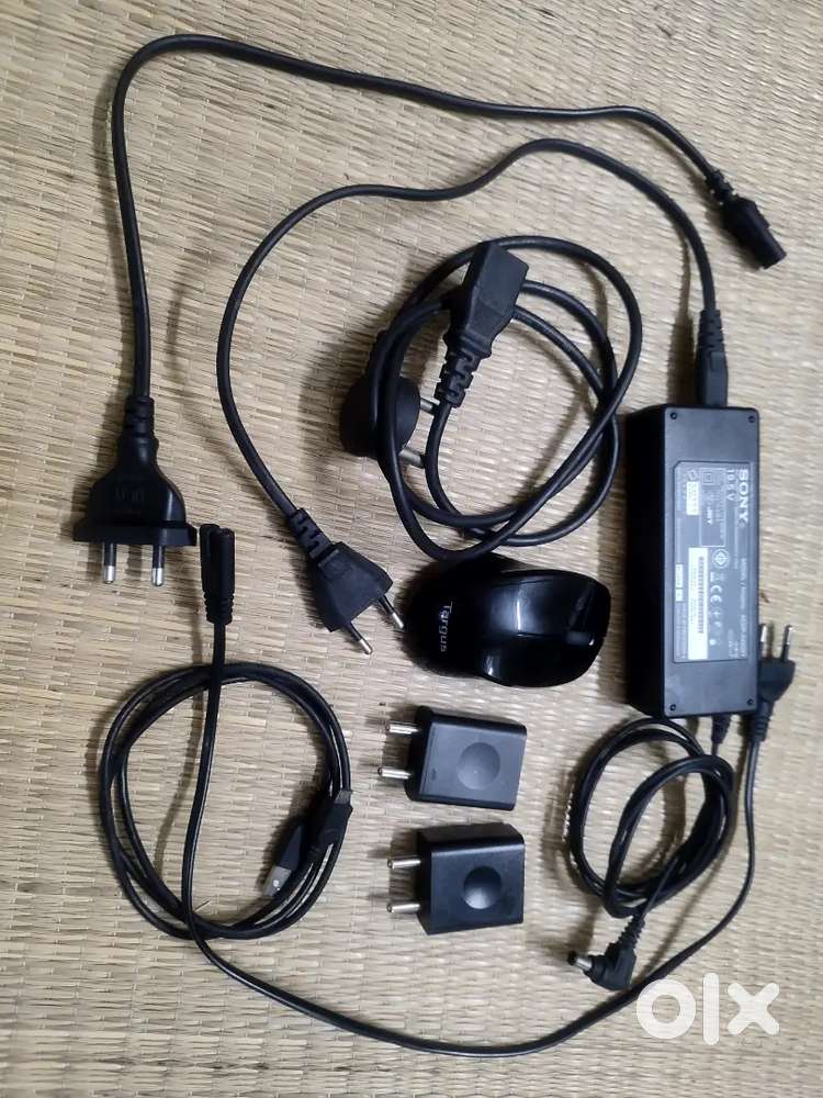 Laptops charger mobile charger and power cable only available