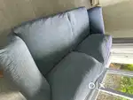 Stylish & Comfy blue sofa for Sale - Good quality, reupholstered newly