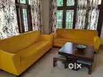 Yellow sofa set