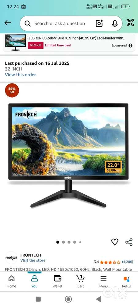 Monitor sales