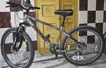 29 inches with 21shimano gears with dual disc break