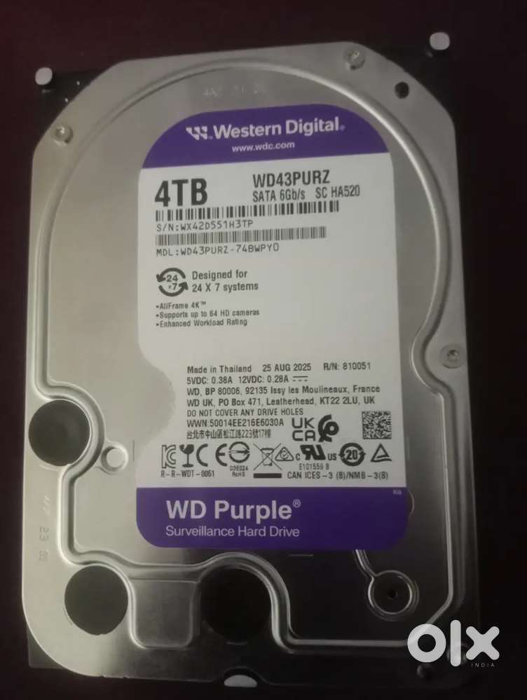 4TB western digital hardisk