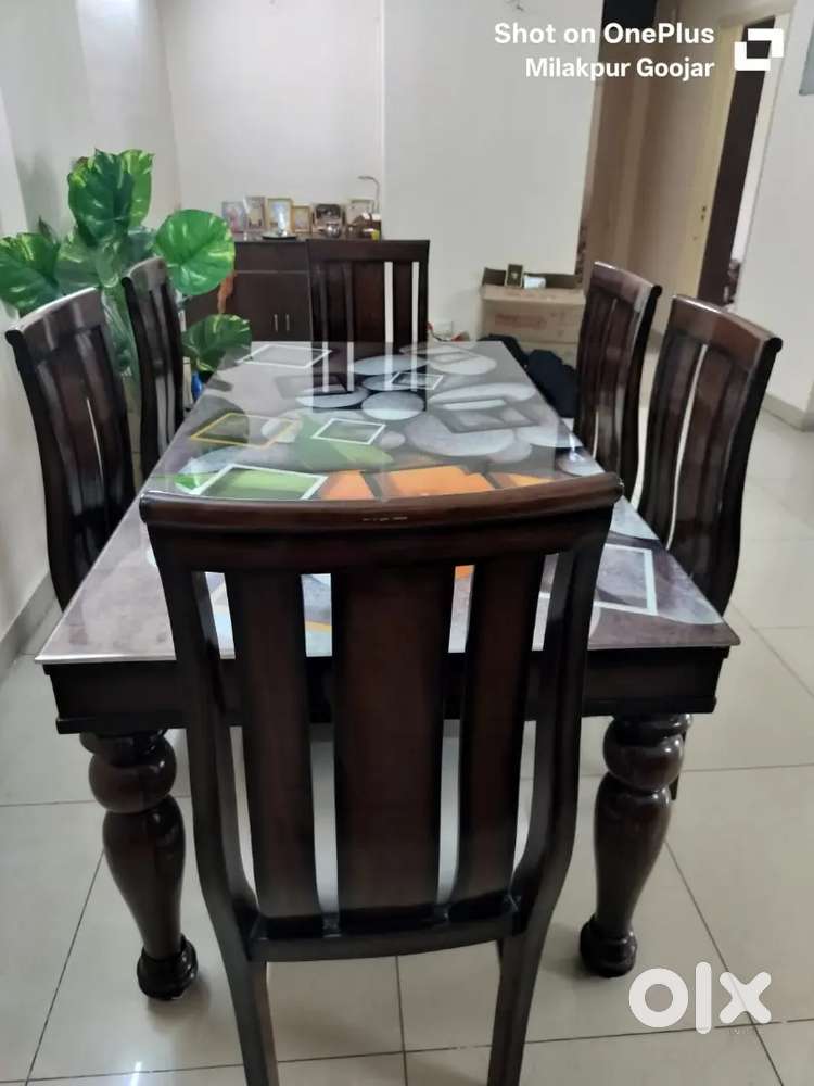 6 Seater Dining Table Heavy Quality