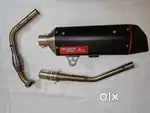 R9 Replica Exaust With Imported Band Pipe