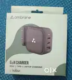 [BRAND NEW] Ambrane 65w GaN Charger for Laptops etc