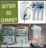 CHIMNEY, INVERTER, GEYSER, UNDER SINK RO, COMERCIAL RO, ALKALINE RO