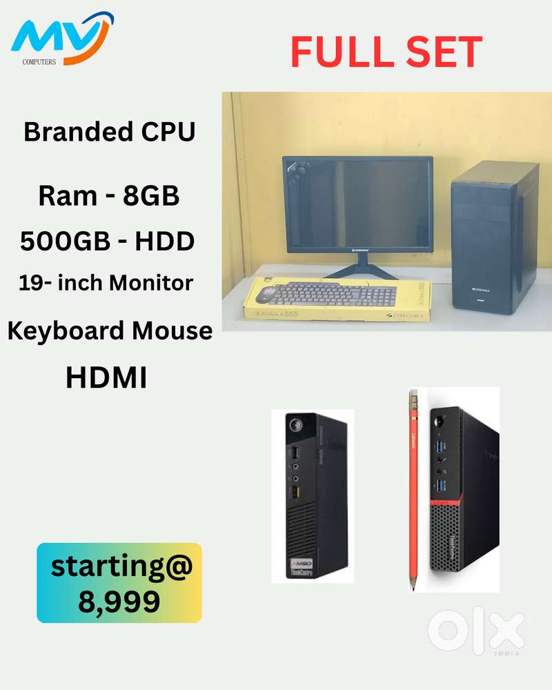 1 - Year Warranty  Starting @ 8,999  All Basic Software Loaded