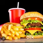Helper for sweet and fast food shop