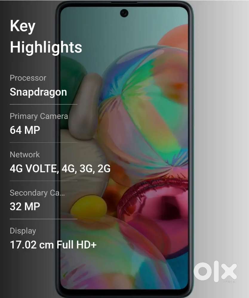 Samsung A71 8 128 best condition no problem Final price