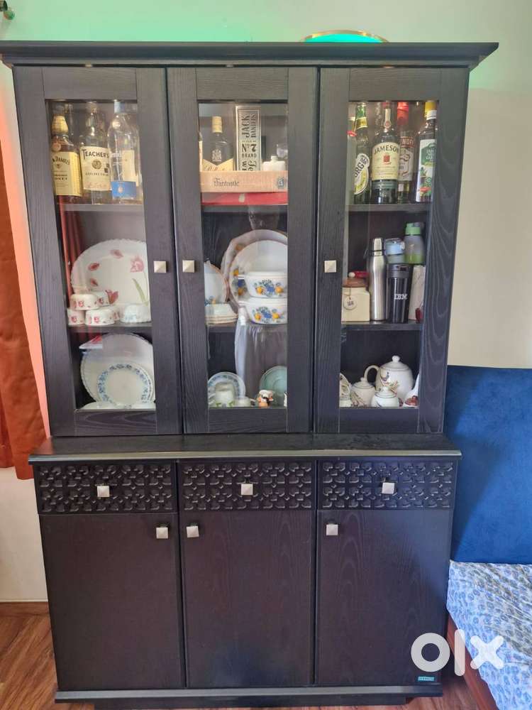 Crockery Unit Black Color
