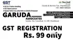GST REGISTRATION @ ₹ 99