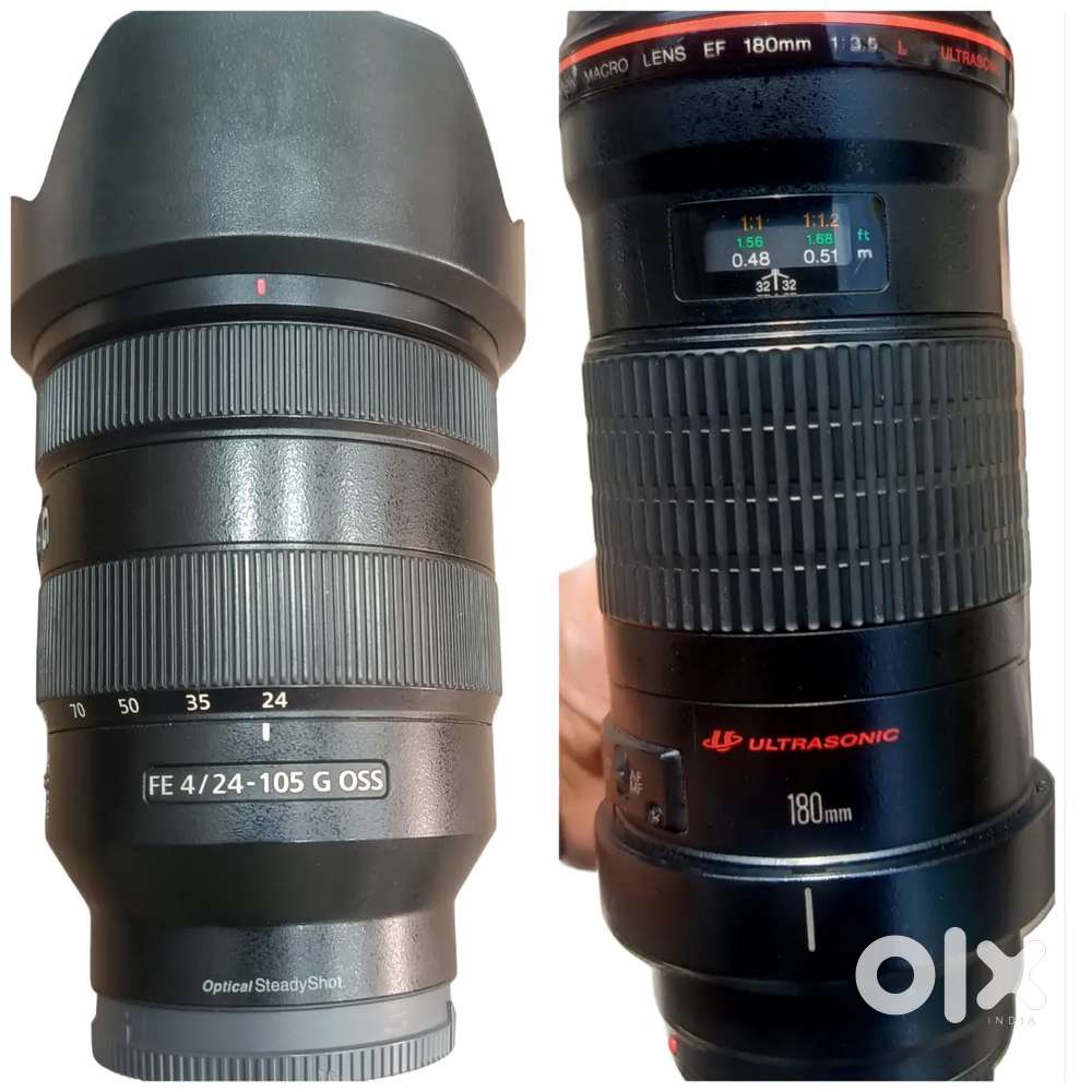 sony 24-105,  180 mm F3.5L USM Canon Camera Lens# sony alpha - 90000