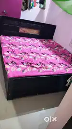 Bed and mattress sofa with tea table