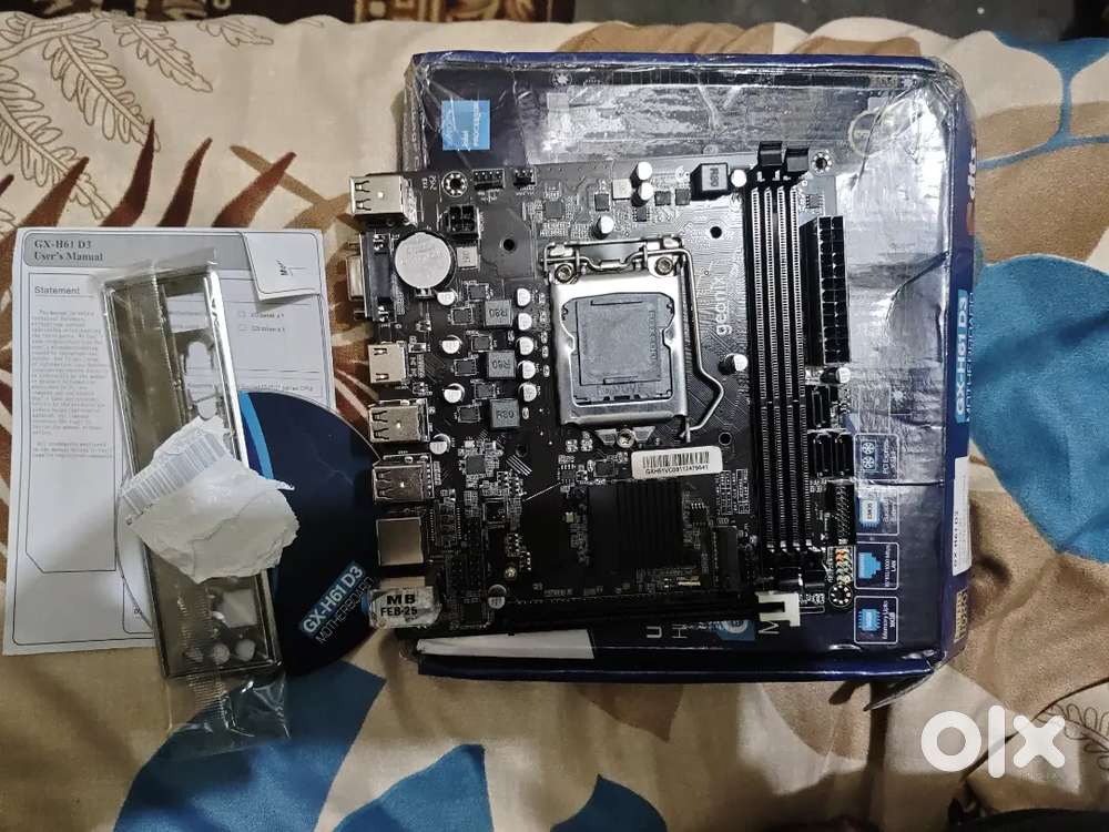 GEONIX H61 MOTHERBOARD NEW