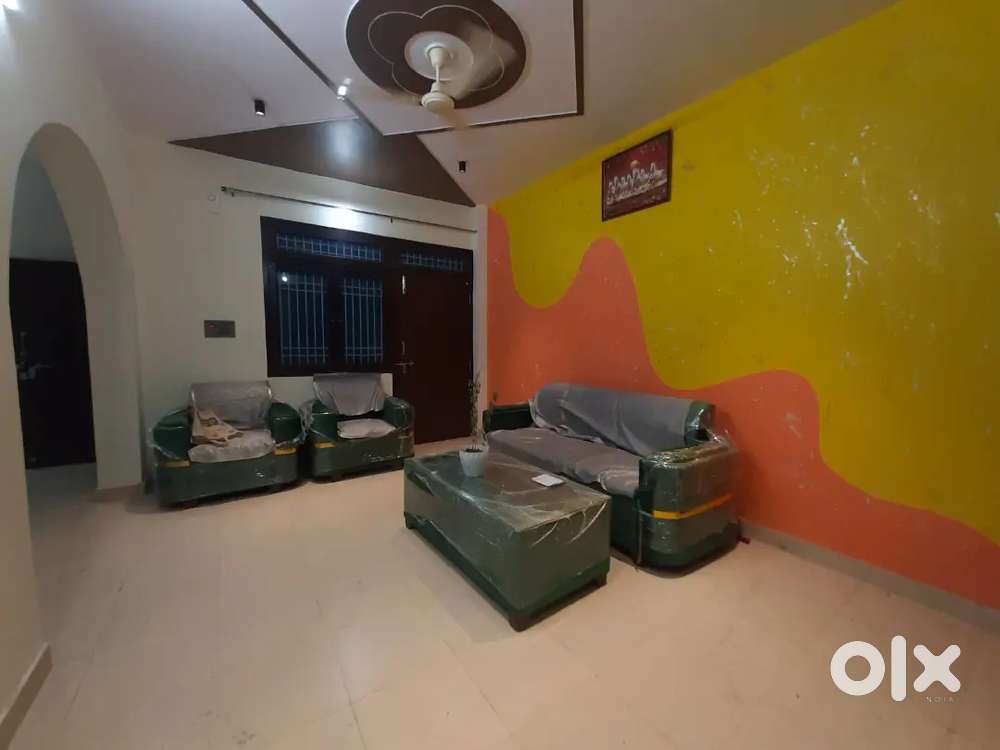 3 BHK (furnished) flat available for rent near Swarn Jaynti Nagar.