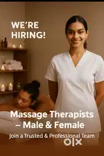 Hiring on urgent basis for massage therapist (part time/full time)