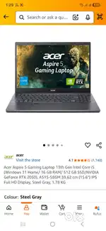 Gaming laptop