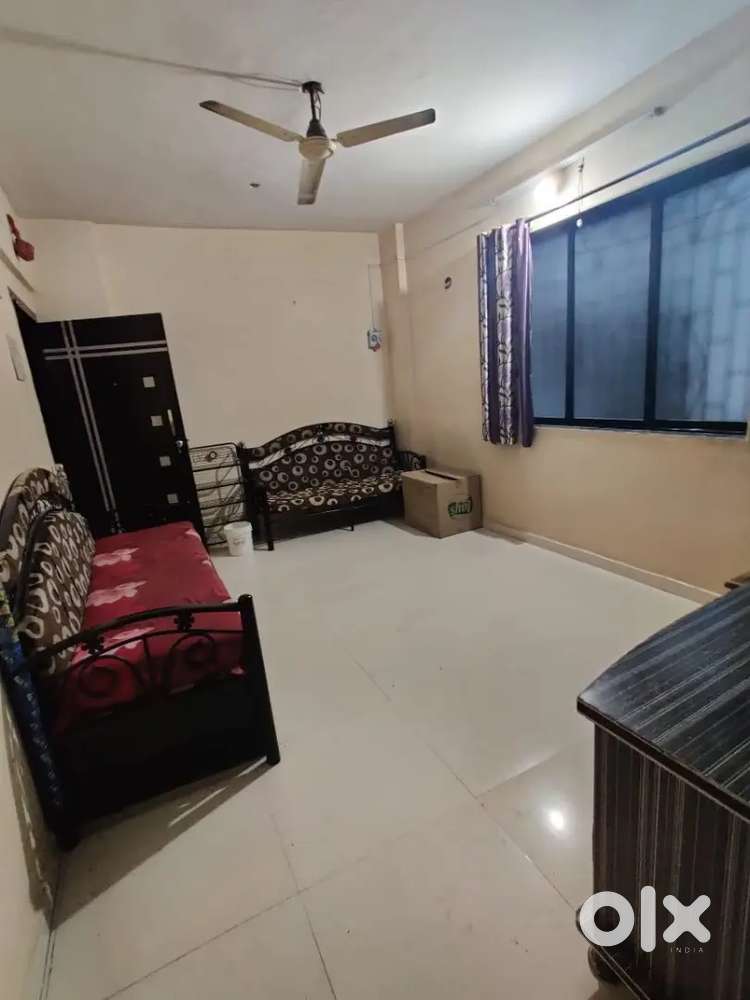 Available semi furnished  1 bhk for rent Nerul West 22k