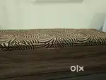 Wooden Deewan with Storage, Cushion Seating Bench