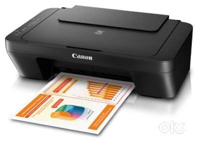 Printer canon 1 year used white