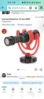Rode mic hardly used