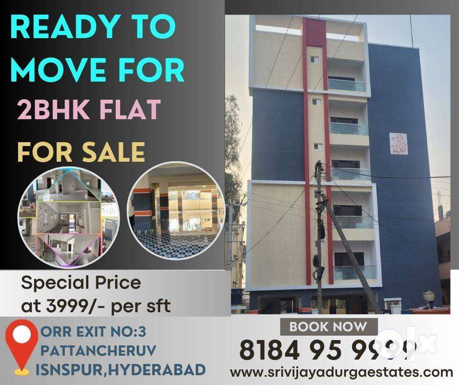 Ready to move for 2BHK Flat for sale