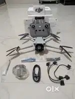 Unboxed DJI Mini 3 with RC-N1 remote and unused accessories with bill