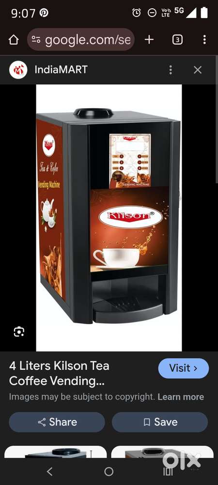 Tea coffee vending machine
