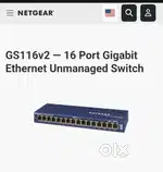 Netgear Prosafe 16 port switch