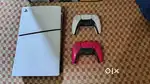 PS5 Slim digital edition with 2 controllers and box