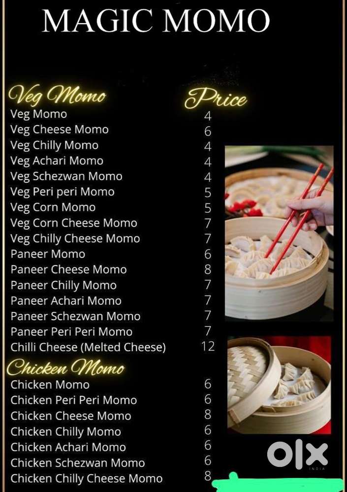 Momos supply all flavour available