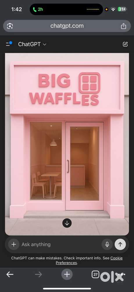COOK REQUIRED FOR NEW WAFFLE STORE AT VIP ROAD