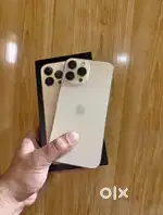 iPhone 13 pro max gold 256gb colour with bill box