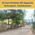 Near NH 24 Cent Plottable Kazhakootam Semi Commercial