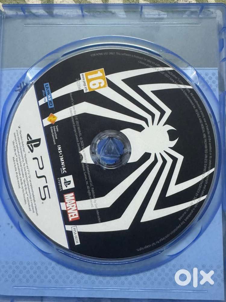 Spider man 2 ps5 brand new cd only 1 month old played 1 time