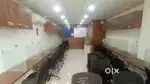 20 work station 2 cabin office for rent at akshar chowk with toilwt