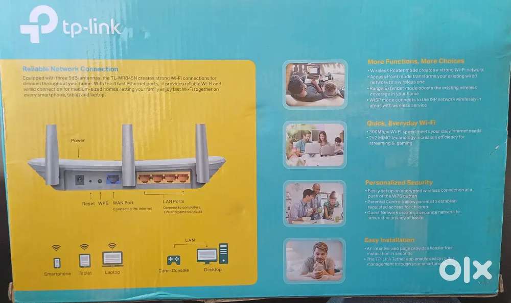 TP link modem and router