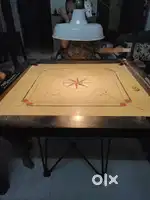 Synco Carrom board with lamp and stand