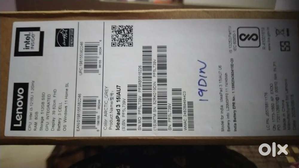 Brand new lenovo lap top for sale