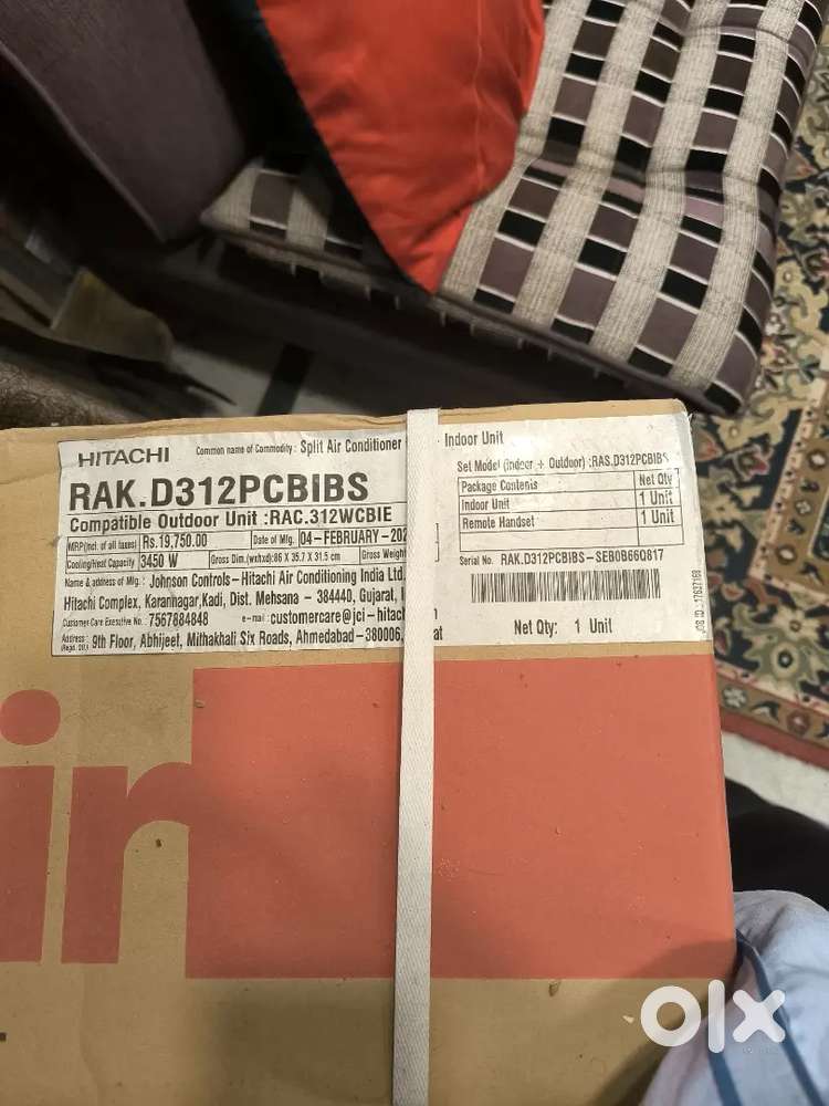 Hitachi 1ton split ac