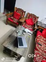 Sofa set with two center table