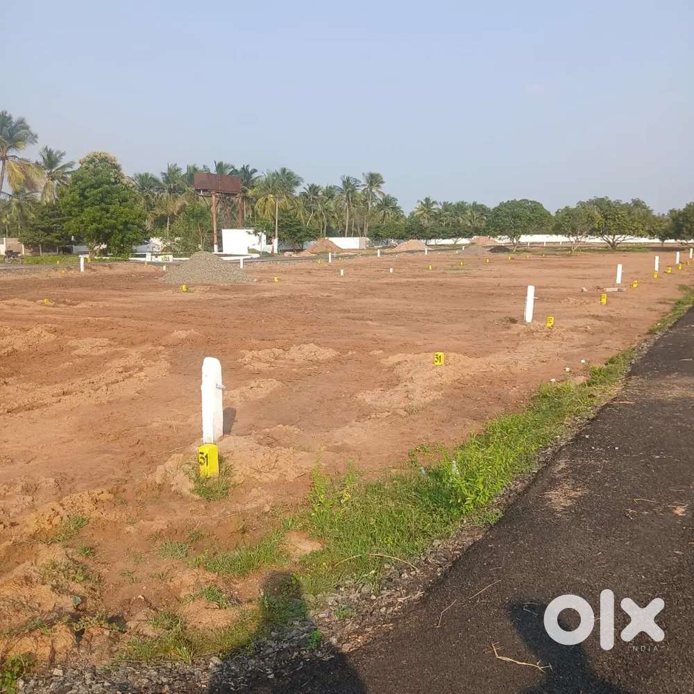 100 Feet Road ON ROAD DTCP APPROVED PLOTS FOR SALES at PALOOR