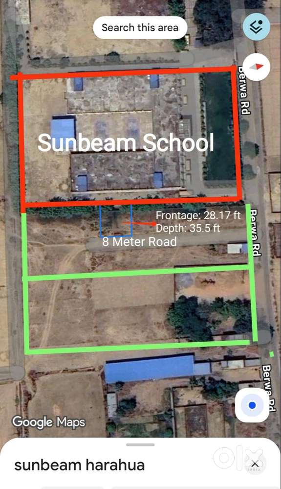 Sunbeam School से सटा हुआ 1000 Sq Ft का Prime Residential Plot