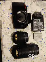 Urgent sell D5600 model body with kit & zoom lens