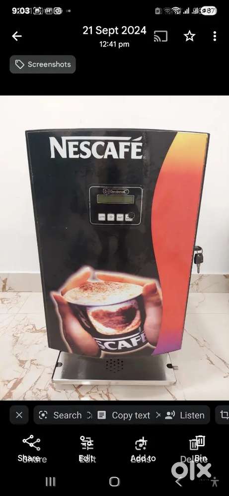 Coffee Making Machine Rs.10000