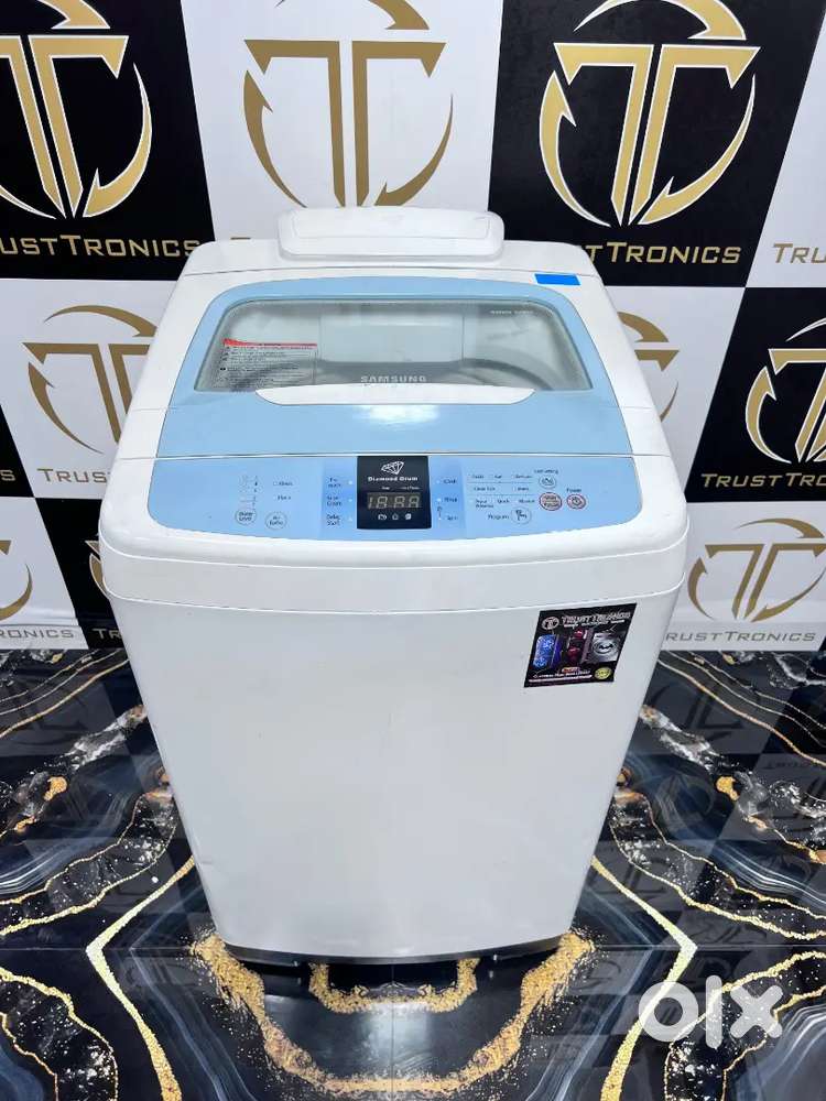 6.2kg light blue and white 6.2kg samsung washing machine
