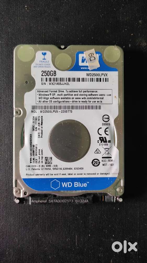 Hard disk 250GB