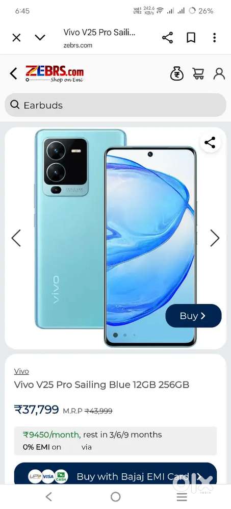 vivo 25 pro 8gb 128gb
