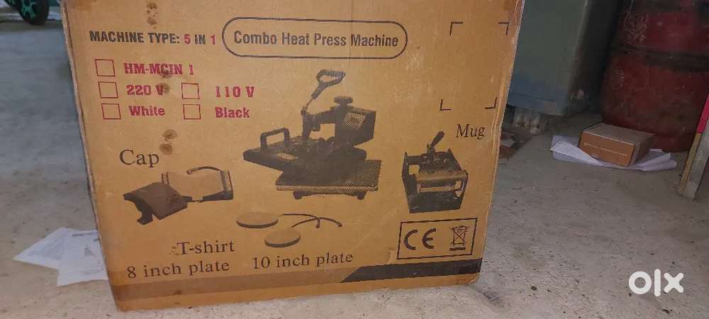 Combo heat press machine