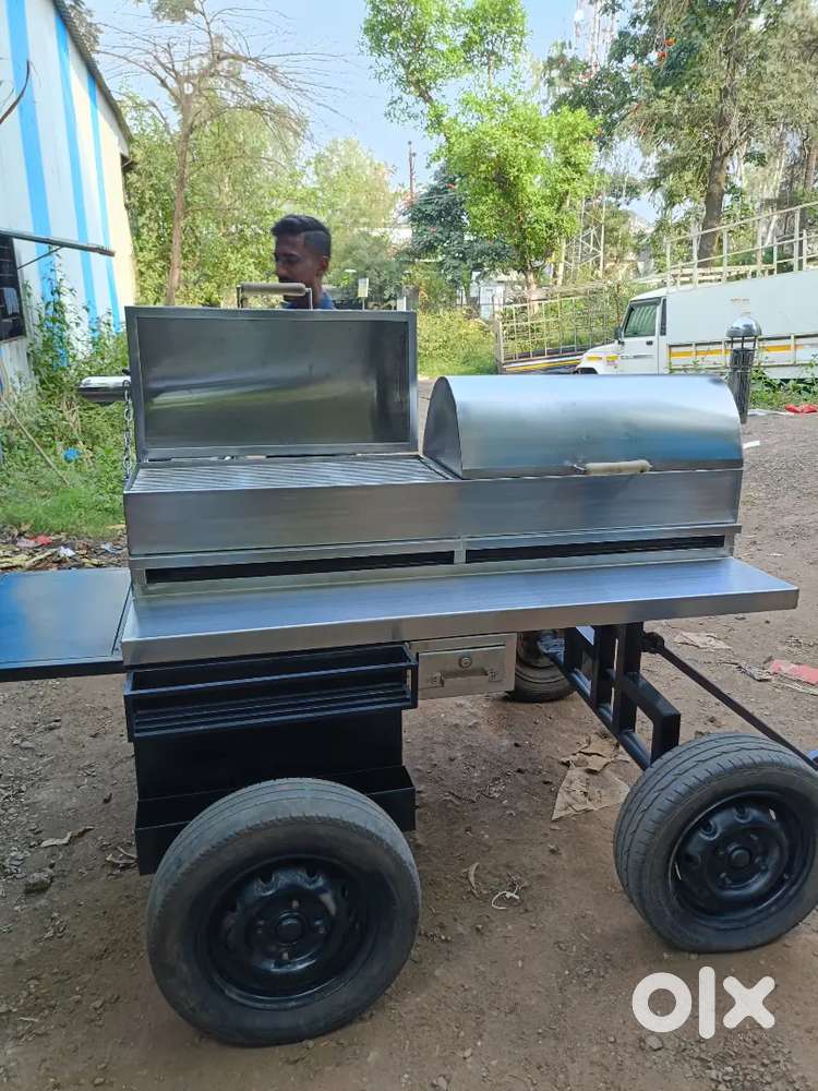 Barbeque stell barbeque machine